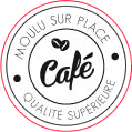 Café moulu sur place